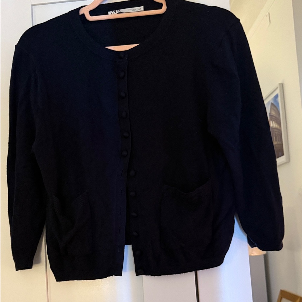 Zara Classic Navy Women's Sweater